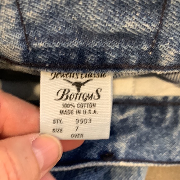 NWT Jewell’s Classic Bottoms blue jeans size 7-8, inseam 36” - Picture 9 of 10